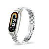 Xiaomi Mi Band 8 Metal Watch Strap | Silver