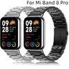 Xiaomi Mi Smart Band 8 Pro & Redmi Watch 4, Metal Watch Strap | Silver