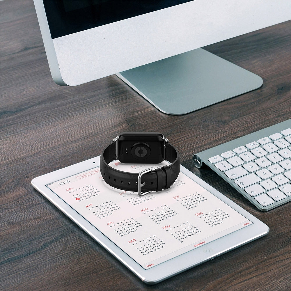 Xiaomi Mi Smart Band 8 Pro & Redmi Watch 4 Leather Straps | Black