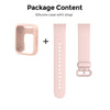 Xiaomi MI Lite /Redmi Band  | Silicone Band+Matching case  | Pink