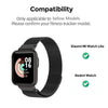 Mi Smart Watch Lite/Redmi Band | Metal Milanese Magnetic Stainless Steel WristBand Strap | Blue