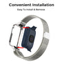 Mi Smart Watch Lite/Redmi Band | Metal Milanese Magnetic Stainless Steel WristBand Strap | Blue
