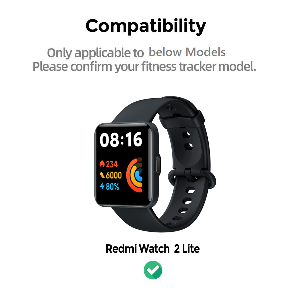 Xiaomi Redmi Watch 2 Lite Band + Watch Case| Silicone Straps Wristband Sport Band |  Beige